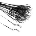 thumbnail image 3 of Líder de Pesca Baoblaze 50 Piezas Acero Inoxidable 30 cm Negro, 3 of 8