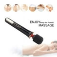 thumbnail image 4 of Personal Wand Massager for Women, Electric Handheld Massager, 10 Speeds with Strong Vibrations, Quiet, Waterproof, Cordless, for Neck Shoulder Back Foot Muscle Body Massage, Sport Recovery,Black, 4 of 7