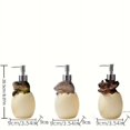 thumbnail image 4 of 1pc Hand Painted Dinosaur Series Refillable Lotion and Soap Dispenser for Bathroom and Kitchen, 4 of 4