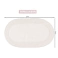 thumbnail image 3 of Home Weavers Double Ruffle Collection 100% Cotton Bathroom Rugs Set, Machine Washable, Extra Soft & Water Absorbent bath Rug, Kitchen Mat, Bath Rug, Bath Floor Mat Non Slip, 24"x40" Rectangle Ivory, 3 of 9