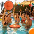thumbnail image 5 of Luckky Floating Drink Holders,Portable Pool Cup & Beverage Tray with Safety Lanyard,Waterproof Floating Can Bottle Holder,Ideal Water Accessory for Swimming Pool,Beach & Summer Pool Party, 5 of 6