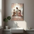 thumbnail image 6 of AVOI Family Faith Christian Wall Art Jesus Christ and Child Jesus Family Art Digital Bible Wall Art Christian Family Painting Canvas Wall Art Poster Frame: 12x16in, 6 of 6