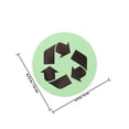 thumbnail image 2 of NUOLUX 1Jgo Sticker Para Basura Con Que Brilla En Color Negro Impermeable Para Exteriores, 2 of 8