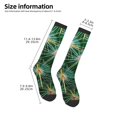 thumbnail image 2 of Naloa Thorns Of Macro Cactus Knee Socks, High Socks Long Stretchy Sock Women Knee High Stocking, Long Socks for Women, 2 of 6