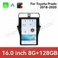 thumbnail image 2 of TPXINXIN 16 inch Tesla style screen car radio player for Toyota Prado 2018-2020 Android head unit IPS touch screen car GPS navigation multimedia player, 2 of 11