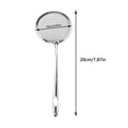 thumbnail image 2 of SLUOHZXI Stainless Steel Fat Skimmer Spoon - Fine Mesh Food Strainer for Grease, Gravy and Foam, Japanese Hot Pot Skimmer with Long Handle, 2 of 5
