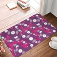 thumbnail image 4 of Rateoe Vintage Vinyl Record Pattern Flannel Door Mat Indoor Outdoor Entrance, Waterproof All-Weather Doormat,Fade Resistant, Low Profile Entryway Mat 16x24in, 4 of 7