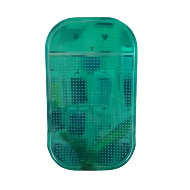 Kenally Alfombrillas antideslizantes para salpicadero de coche, 10 Uds., almohadillas antideslizantes, accesorios de sujeción de mano, soporte Automoción decorativa y accesorios Verde Kenally VI014996-01B