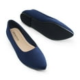 thumbnail image 5 of Women Ballet Flats Pointed Toe Slip On Dress Shoes Comfortable Suede Business Casual Shoes for Work Office Travel, 5 of 6
