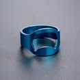 thumbnail image 3 of 3 Pack Stainless Steel Multipurpose Bar Restaurant Bottle Opener Rings 22mm, 3 of 5