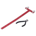 thumbnail image 3 of Nocking Points  Strings Knock Set, Measure String Height Long Service Life useful Useful Brass Bowstring Nocks Buckle Clip  for Outdoor, 3 of 8