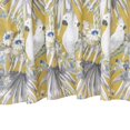 thumbnail image 4 of Fabric Mart Direct Dark Yellow Cotton Printed Fabric By The Yard, 54 inches or 137 cm width, 5 Continuous Yards Yellow Cotton Fabric, White Parrots, Upholstery Drapery Curtain Wholesale Fabric, 4 of 8