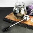 thumbnail image 3 of AMERTEER HLONK Tea Colander Rotatable Long Handle Food Grade Easy to Operate Tea Drain Filter Kitchen Accessories, 3 of 10