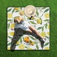 thumbnail image 3 of 80”x 80”Extra Large Lemon Picnic Blankets Waterproof Foldable Beach Blanket Sandproof,3-Layer Thicking Outdoor Packable Blanket for Camping, Park, Beach, Grass, Indoors, 3 of 6