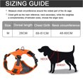 thumbnail image 2 of Laklulu Correa mediana para perro sin tirar, correa reflectante ajustable para chaleco de entrenamiento para perros, fácil de controlar, 2 of 6