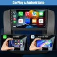 thumbnail image 4 of Awesafe Car Radio Stereo for GMC Yukon Chevrolet Chevy Tahoe Suburban 2007-2012 with Built in Wireless Apple CarPlay Andriod Auto  New BluetoothBlack, 4 of 7