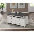 thumbnail image 5 of Home Square 2 Piece Set with Lift Top Coffee Table & End Table in White and Gray, 5 of 12