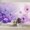 Color 3, variant on Wallpaper Soft Purple Floral Design Flowing Swirls Boho Spring Decor Peel and Stick Wall Murals 100"H x 144"W Removable PVC Wall Paper Self-Adhesive Wall Paintings Art Decor for Bedroom Living Room
