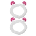 thumbnail image 1 of BRIGHTFUFU 2 uds encantadoras diademas hinchadas para mujeres, diademas para el cuidado de la piel de Spa, bonitas diademas de setas para lavarse la cara y desmaquillar, accesorios para el cabello, 1 of 7