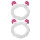 thumbnail image 1 of 2 uds encantadoras diademas hinchadas para mujeres, diademas para el cuidado de la piel de Spa, bonitas diademas de setas para lavarse la cara y desmaquillar, accesorios para el cabello, 1 of 6