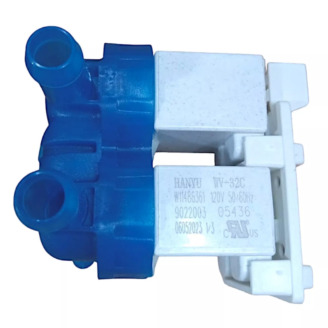 Washer Cold Water Inlet Valve Replaces For Maytag Amana NFW5800HW0 NFW5800HW1 NFW5800HW2 MHW5630HC0 MHW5630HC1 MHW5630HC2 MHW5630HW0 MHW6630HW0 MHW6630HW1 MHW6630HW2 MHW8630HC0 Front Load Washer