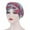Red, variant on MSJUHEG Braid Turban Cap Twisted Braid Hat Braid Head Wrap for Women Floral Braid Hat Ruffle Chemo Beanie Turban Wrap Cap Hats for Women Fascinators Hats for Women Polyester 1PC Hat Black One Size