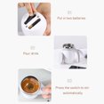 thumbnail image 3 of Rotating Mixing Mug, Electric Seamless Self Stirring Mug Heat Dissipation White Auto  For Work For Coffee, 3 of 8