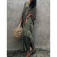 thumbnail image 5 of Robe de Plage à Imprimé pour Femmes à Manches Courtes, Grande Taille, Couvre-Maillot, 5 of 5
