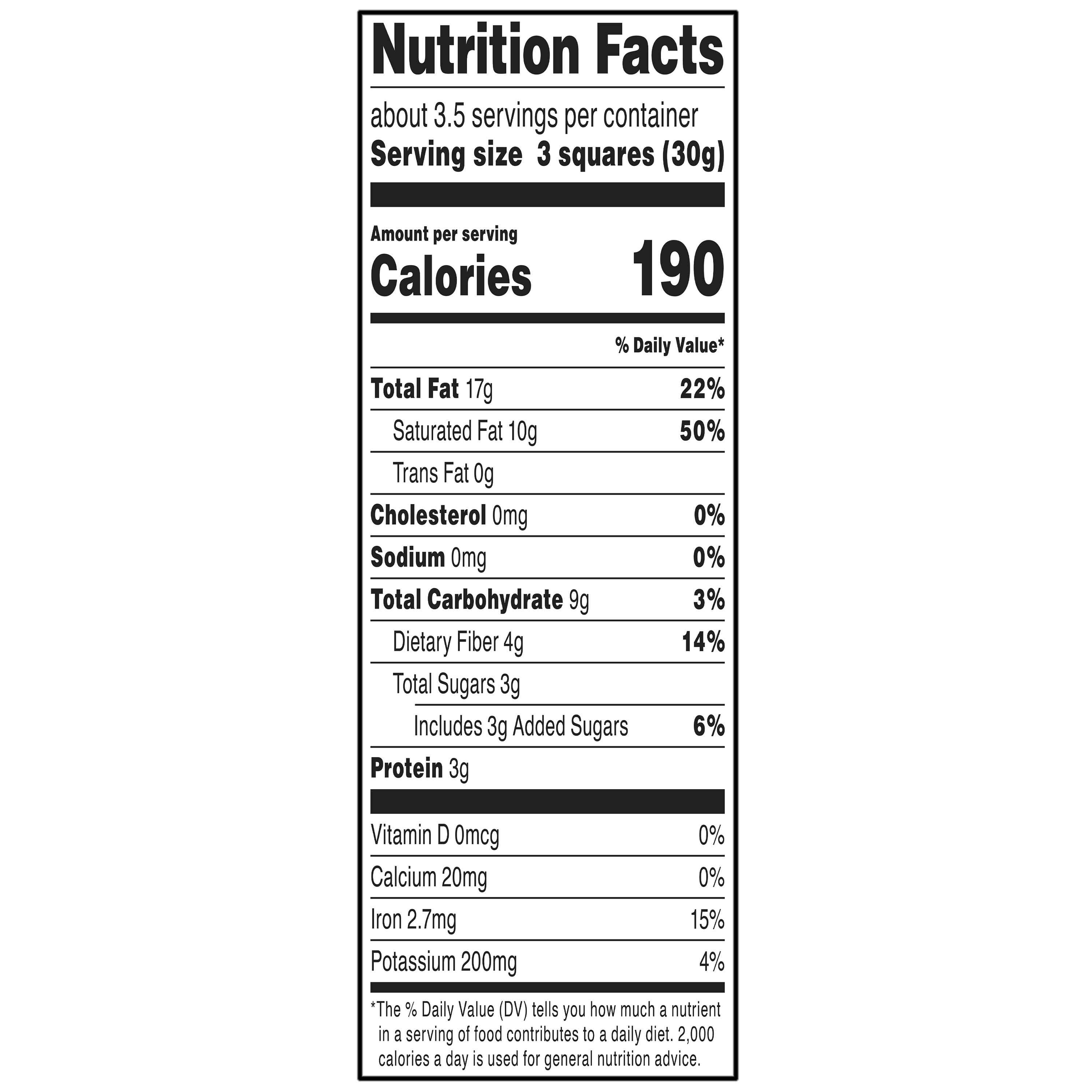 bettergoods Premium Swiss 90% Dark Chocolate Bar, 3.5 oz
