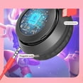 thumbnail image 3 of Bluetooth Cat Ear Headphones for Kids Wireless Mode Foldable Headset with Mic, RGB LED Light for Gift School Gaming C, 3 of 5