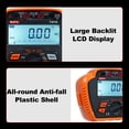 thumbnail image 2 of NJTY NJT T6110 1000V Digital Insulation Resistance Tester - 20GΩ Megohmmeter with Multi-Function Measurement for Insulation Resistance, Absorption Ratio, Polarization Index, AC Voltage, and Low, 2 of 6