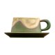 thumbnail image 2 of Juego de taza y platillo para café, latte, taza de cerámica, regalo práctico, juego de regalo, taza de cerámica, 2 of 6