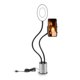 thumbnail image 2 of Luz De Anillo Selfie De Carga Usb Con Soporte Para Teléfono Móvil Luz De Relleno De Haz En Vivo Con Soporte Perezoso Inevent EL016064-00, 2 of 5