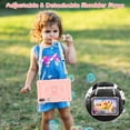 thumbnail image 5 of Case for Samsung Galaxy Tab S10 Plus/ S9 FE Plus/ S9 Plus 12.4 inch with Butterfly Stand, Shockproof Protective Tablet Cover with Pencil Holder Shoulder Strap for Kids Girls, Pink, 5 of 7