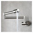 thumbnail image 1 of Kitchen Tap Brass Stretchable Folding Kitchen Faucet Single Handle Single Hole Tap Brushed Cold Water Faucets ,High Water Flow Rate, 1 of 7