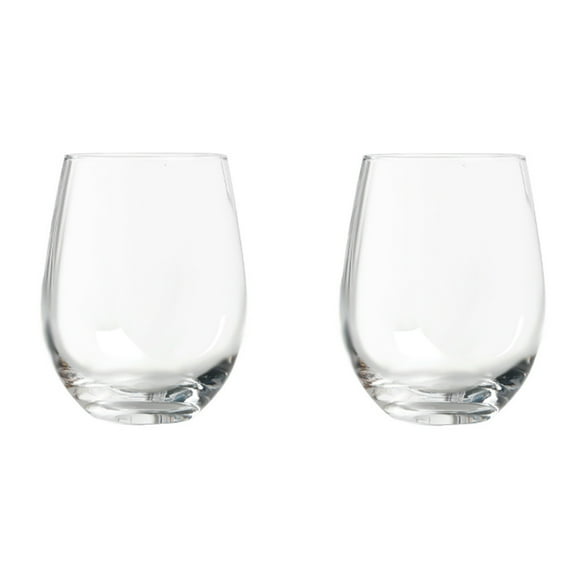 Crystal Stemless Wine Glasses Set, Stemless White Wine Glasses, Red Wine Glasses Stemless, Wine Glasses Set of 2
