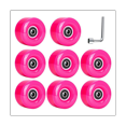 thumbnail image 1 of 8 Pièces 58X32mm Quatre Roues de Roller avec Roulements ABEC-9, Durable et Résistant à l'Usure, 1 of 7