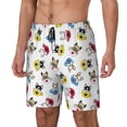 thumbnail image 2 of Daiia French Bulldog With Coffee Cup Mens Swim Trunks Swim Shorts Quick Dry Swim Shorts with Mesh Lining Pockets-Large, 2 of 9