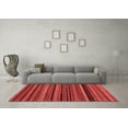 thumbnail image 3 of Ahgly Company Indoor Rectangle Abstract Red Modern Area Rugs, 6' x 9', 3 of 4