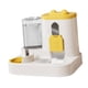 thumbnail image 5 of Comedero y bebedero automático para mascotas, dispensador de comida y agua 2 en 1 para gatos, cachorros, gatitos, gatos y perros pequeños y medianos. Amarillo, 5 of 10