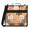 Orange, variant on Jiaoprinted Elk Deer Zipper Binder, Dreamcatchers 3 D-Ring Binder, Multi-Pocket Expanding Organizer Bag with Handle and Shoulder Strap for Travel Work