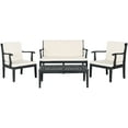 thumbnail image 2 of Safavieh Del Mar Outdoor Contemporary 4 Piece Living Set with Cushion, 2 of 8
