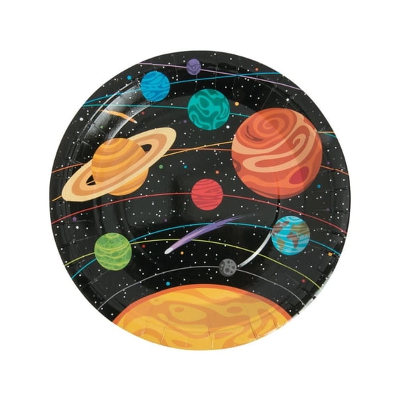 Space Party Dinner Plate - Party Supplies - 8 Pieces