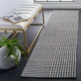 thumbnail image 3 of SAFAVIEH Marbella Anthony Geometric Striped Area Rug, Black/Ivory, 5' x 8', 3 of 10