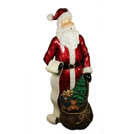 48 quot commercial size santa claus with list and gift sack 48 quot commercial size santa claus with list and gift sack