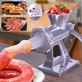 ZGBY 2024 Meat Grinder Heavy Duty Manual Sausage Filler Pasta Maker