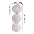 thumbnail image 2 of Boreal Craft Rainbow Bead Christmas Hanging Lollipop Decoration Set Of 3 Rainbow Bead Ice Cake Christmas Tree Christmas Decoration Christmas Home Party Decoration Mini Christmas Ornament, 2 of 3