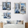 thumbnail image 4 of Designart "Serene Snowy Winter II" Winter Landscape Framed Wall Art Set Of 2 - White Landscapes Framed Canvas Set For Living Room Decor, 4 of 7