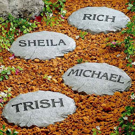 Personalized Garden Stepping Stones