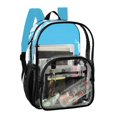 thumbnail image 5 of Iauyy Clear Backpack Heavy Duty PVC Transparent Backpack for College Workplace, Dark Blue, 5 of 8